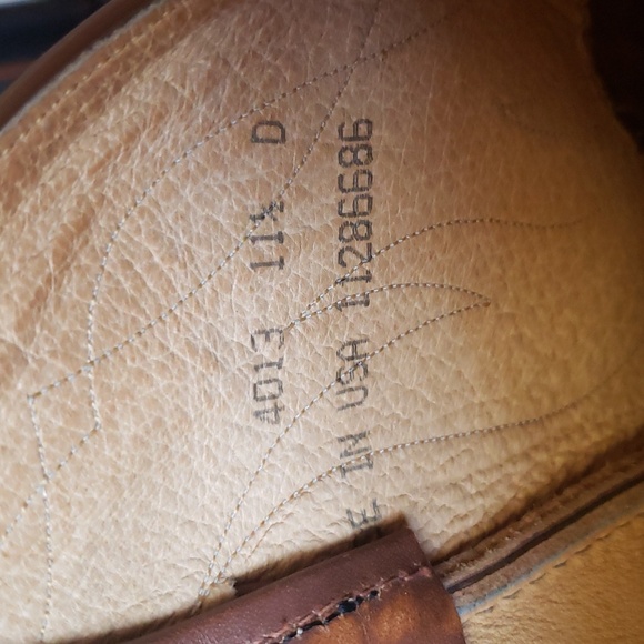 Tony Lama Men's Zindelo Work Boot 4013 Brown Leather Men's Size 11.5 D - Picture 9 of 16